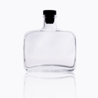 200ml conçu luxe verre clair aromathérapie diffuseur bouteille vide parfum parfum Reed diffuseur conteneur