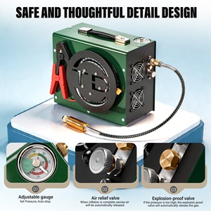 <span class=keywords><strong>Compresseur</strong></span> d'air PCP TUXING à arrêt automatique 110V/220V DC 4500psi/300bar/30mpa 220V pour <span class=keywords><strong>plongée</strong></span> sous-marine, chasse, paintball, avec conception de bobine de fil <span class=keywords><strong>12V</strong></span> - Product Image 4