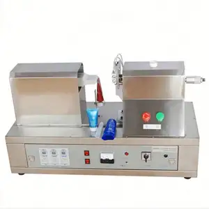 QDFM-125 Ultrasonic Plastic Soft Tube Cosmetic Toothpaste Cream Filling Sealer Sealing Packing Machine