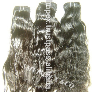 Extensión de cabello remy virgen indio, sin enredos, no se puede teñir y blanquear, natural, gran oferta - Product Image 1