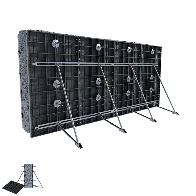 Plastic Formwork Tool for Lightened Structures Column Formwork for Building Construction