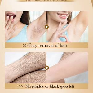 Crème dépilatoire douce pour les aisselles, à succès, au collagène, lisse les taches noires, sans irritation, prix usine, permanente - Product Image 6