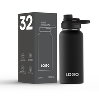 Gobelet isotherme en acier inoxydable écologique de 18 oz avec logo personnalisé, double paroi, thermos pour boire de l'eau en voyage