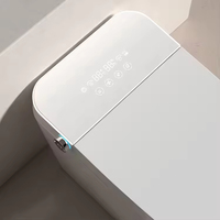 Bidet automatique de luxe 2026 allongé avec commande vocale intelligente, intégration d'applications, bouclier en mousse, siphon en P, siphon en S, sans limite de pression d'eau