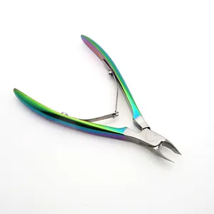 Pro Nails Cuticle Nipper 4-5 mm High Quality Nail Cutter Tweezers Clipper Scissors for Natural Nails