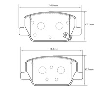 Plaquettes de frein D2199-9440 de qualité supérieure à prix abordable pour Hyundai Santa Fe et Kia Telluride – Direct Usine