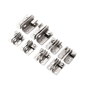 Thép không gỉ chải trượt Bolt Cửa Khóa cửa chốt nhỏ ổ khóa Hasp - Product Image 4