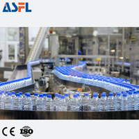 Ligne complète de production d'eau, machine de remplissage et d'emballage de bouteilles PET, ligne de remplissage de bouteilles d'eau minérale