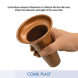 Jarrón Funerario de Estilo Europeo, Modelo C15, Marca COMIL PLAST, Moldeado por Inyección, Color, para Adultos, Gran Venta - Product Image 5