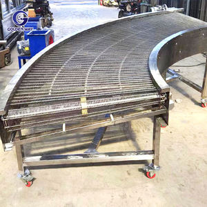 Isıya Dayanıklı, Sağlam Paslanmaz Çelik, Ayarlanabilir <span class=keywords><strong>Spiral</strong></span> Dengeli Örgü Bantlı Konveyör, Soğutma veya Dondurucu İçin Yeni - Product Image 4