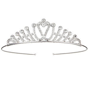 All'ingrosso accessori per feste di compleanno sposa per bambini Tiara per capelli da principessa corone e diadema per bambina - Product Image 3