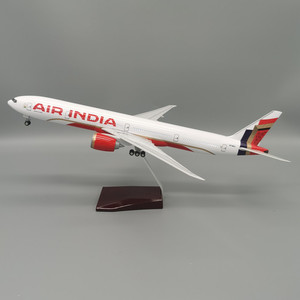 Hot Kids Toys Grande échelle 1:157 47cm Boeing 777 Air India Avions fabriqués en Chine Avions avec lumières LED et roues - Product Image 2