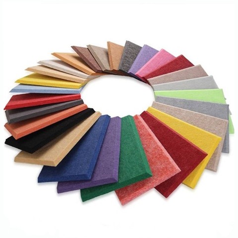 Highly Effective Standard Size Large Soundproofing Wall Office Dividers Room Partition Polyester Studio Acoustic Panels