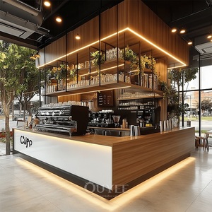 Tủ Trưng Bày Thiết Kế Nội Thất Cửa Hàng Trà Sủi Bọt Kem Tùy Chỉnh Lạ Mắt Quầy Trưng Bày Cửa Hàng Trà Sữa Cà Phê - Product Image 5