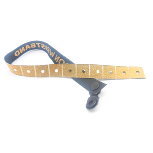 Factory Cheap Price Customized Text logo Festival Fabric Wristband, Cheap Custom Wristbands No Minimum