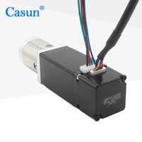 Moteur pas à pas industriel NEMA 11 avec encodeur, rapport de réduction 13, contrôle en boucle fermée, DC 24V, signal B/Z biphasé
