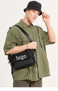 Tas Selempang Pria DICHOS, <span class=keywords><strong>Anti</strong></span> Air, Bahan Oxford, Cocok untuk Kerja, Bersepeda, dan Olahraga Luar Ruangan, Dilengkapi Rantai - Product Image 5