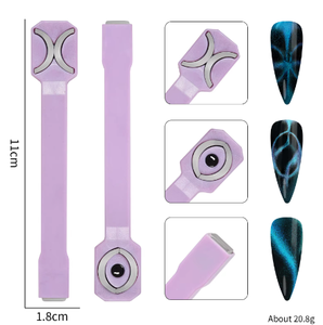 Aimant pour ongles 3D effet œil de chat, bâtonnet magnétique multifonctionnel pour gel UV, outil de dessin et de conception pour manucure en salon, accessoires DIY pour nail art - Product Image 5