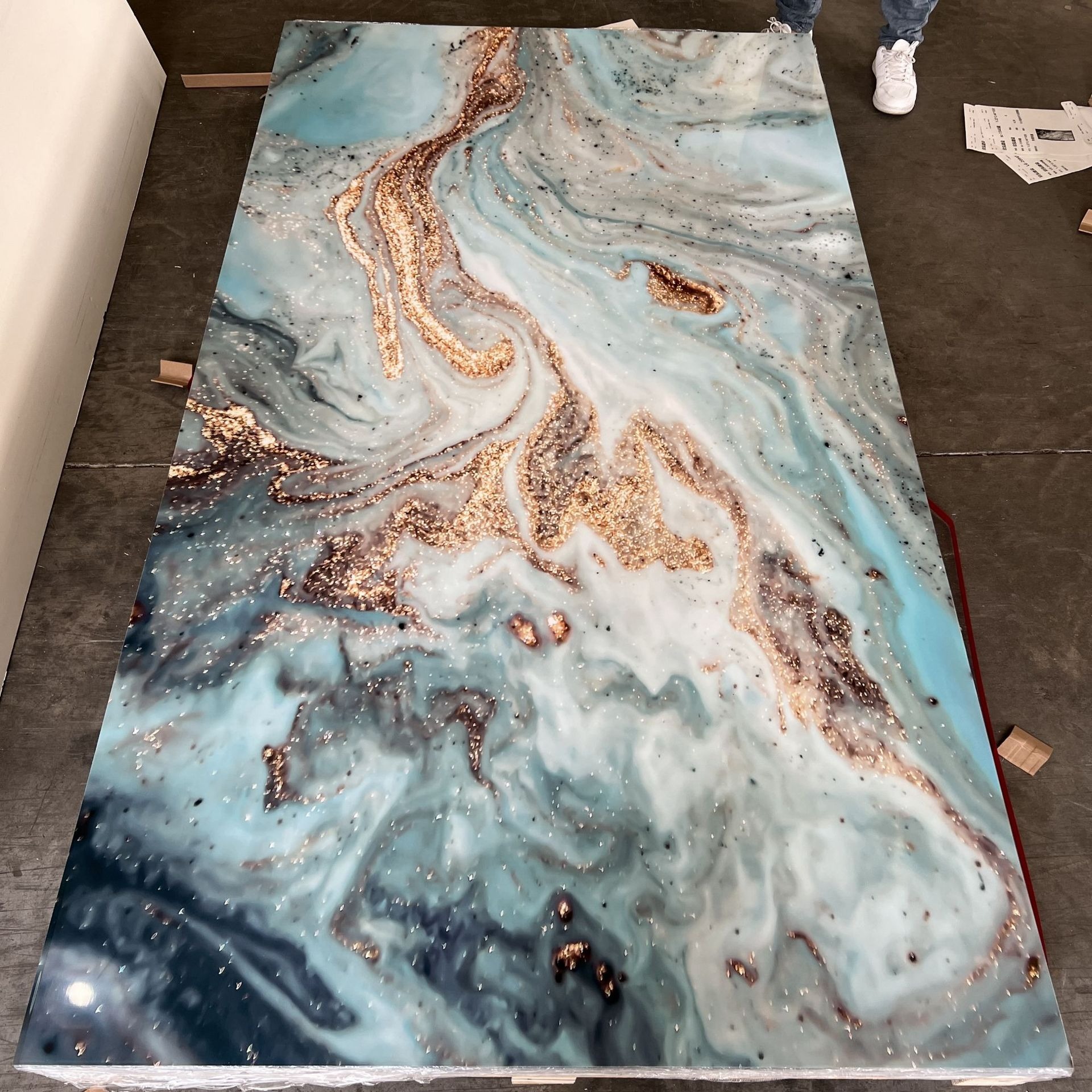 PVC Marble Wall Panel Fireproof Waterproof Decorative Panel for Modern ...