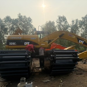 Excavatrice sur chenilles Cat 320C d'occasion pour chaîne d'approvisionnement mondiale, excavatrice amphibie tout-terrain, machine de terrassement flottante, au meilleur <span class=keywords><strong>prix</strong></span> - Product Image 5