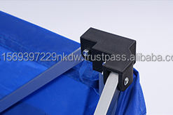 Chariot de rangement pliable en alliage d'aluminium avec tissu Oxford et roues universelles pour le basketball, le football et le volley-ball - Product Image 6