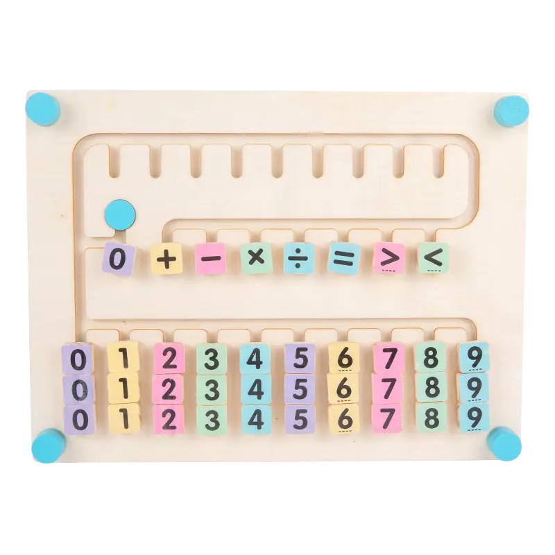 キッズモンテッソーリ数学おもちゃ計算教育ゲーム加算減算乗算除算ボードカウント学習おもちゃ