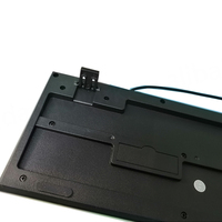 Teclado para Juegos Bajeal K35 de 104 Teclas, Membrana con Sensación Mecánica Óptica, Cableado, con Retroiluminación LED RGB para Uso en Casa y Oficina