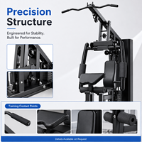 Équipement de gym multifonctionnel professionnel pour la maison, station de fitness complète, machine d'exercice pour le corps entier