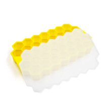 Meistverkaufte 37-Gitter-Bienenstock-Eisform mit Deckel, 10-Fach-Silikon-Gelbehälter