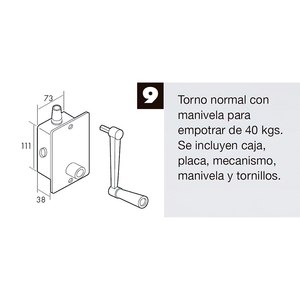 Sollevatore a rullo a scomparsa bianco - Product Image 4