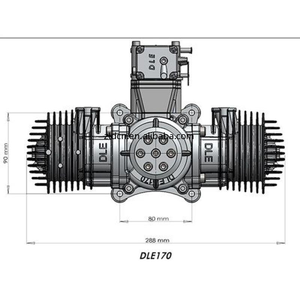 Original DLE 170 170CC GAS Engine Gasoline for RC <b>Airplane</b> Model - Product Image 4