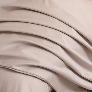 Ensemble <span class=keywords><strong>de</strong></span> literie trois pièces Hotel Collection 300TC <span class=keywords><strong>housse</strong></span> <span class=keywords><strong>de</strong></span> couette en <span class=keywords><strong>satin</strong></span> blanc pur <span class=keywords><strong>coton</strong></span> pour lits King Five-Star à usage domestique - Product Image 4