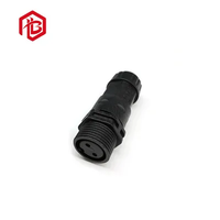 Connecteur de câble d'alimentation extérieur en nylon M20, 2-5 broches mâle/femelle, fixation par vis, étanche IP68, circulaire, pour bande lumineuse LED électrique