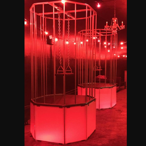 Lampes de scène GOGO pour plateforme de danse, avec faisceau laser et effets lumineux pour spectacle musical et de danse aérienne en cage. - Product Image 2