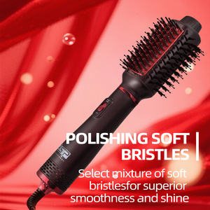 Cepillo de aire caliente giratorio con 3 niveles de temperatura, estilizador de cabello multifunción para uso doméstico - Product Image 5