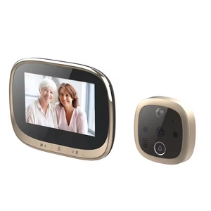 Sonnette vidéo intelligente Tuay avec écran couleur de 4.3 pouces Sonnette <span class=keywords><strong>numérique</strong></span> de sécurité à domicile avec <span class=keywords><strong>vision</strong></span> <span class=keywords><strong>nocturne</strong></span> et <span class=keywords><strong>judas</strong></span> Pir - Product Image 3