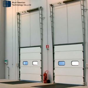 Portes <span class=keywords><strong>de</strong></span> <span class=keywords><strong>garage</strong></span> sectionnelles en métal résistantes aux chocs avec petite porte, au meilleur <span class=keywords><strong>prix</strong></span> - Product Image 3