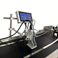 Machine de codage industrielle, imprimante de date pour l'emballage des aliments frais et de la viande, haute vitesse 80 m/min, 600 dpi, impression de la date d'expiration