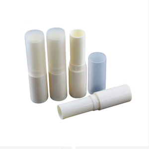 Cilindro de contenedor de bálsamo labial de plástico vacío blanco para tratamiento de superficie de serigrafía de cosméticos - Product Image 1