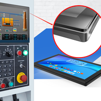 Monitor de panel industrial de marco abierto de 10 pulgadas pantalla LCD táctil de PC Android todo en uno Win10 Vesa computadora