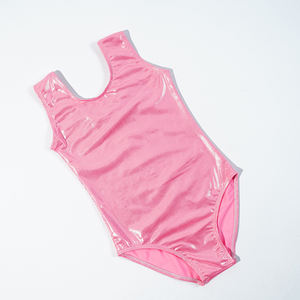 ชุดบัลเล่ต์ผ้ามันเงาสำหรับเด็กผู้หญิงชุดยิมนาสติกสำหรับการแสดงบนเวทีชุดนักยิมนาสติกสีชมพูสินค้าออกใหม่ - Product Image 2