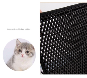 고양이 화장실 매트 고양이 매트 침대 애완동물 패드 공장 가격 현대적인 사계절 EVA 솔리드 이중층 내구성 방수 소변 방지 부드러움 - Product Image 6