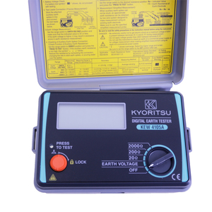 Kyoritsu 4105A-H Digital Earth Resistance Tester Multimeter With Hard Case KEW4105A-H Kyoritsu4105A-H - Product Image 2