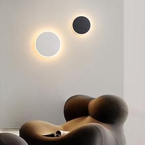 Lámpara de Pared LED Circular Moderna Nórdica, Adecuada para Dormitorios, Salas de Estar, Pasillos y Corredores - Product Image 3