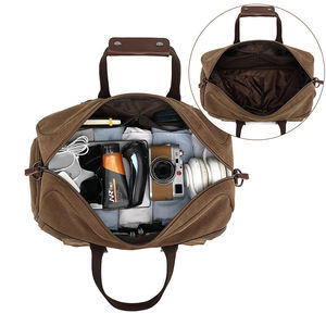 Bolsa de Viaje de Lona con Cierre de Cremallera, Gran Capacidad, Alta Calidad, Duradera y Ligera para Viajes de Larga Distancia y Uso al Aire Libre - Product Image 6