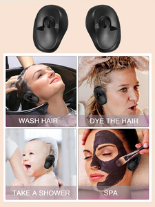 Couvre-oreilles en silicone, protège-oreilles pour teinture capillaire, protège-oreilles réutilisables pour les traitements de coloration des salons de coiffure et la douche à domicile - Product Image 4