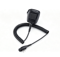 Mikrofon Speaker HM-159LA dengan Jack Earphone 3.5 mm Cocok untuk Radio Dua Arah ICOM T10 V86 F1000 F1100D F2000 F2100D F3001