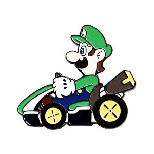 เข็มกลัดโลหะสำหรับเกมแข่งรถซูเปอร์มาริโอพิมพ์ลายดิจิทัล yoshis Luigi <span class=keywords><strong>Mario</strong></span> - Product Image 3