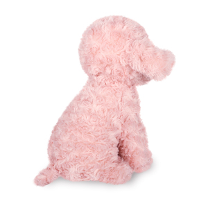 Peluche di Cucciolo di Barboncino Rosa, Morbido Animale di Peluche a Forma di Cane Riccio per Ragazze, Cucciolo Seduto Soffice, Peluche Personalizzato OEM - Product Image 2