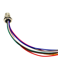 Assemblage de capteur de câble de prise étanche M8 câbles d'alimentation de connecteur circulaire 3pin 4pin 5pin 6pin